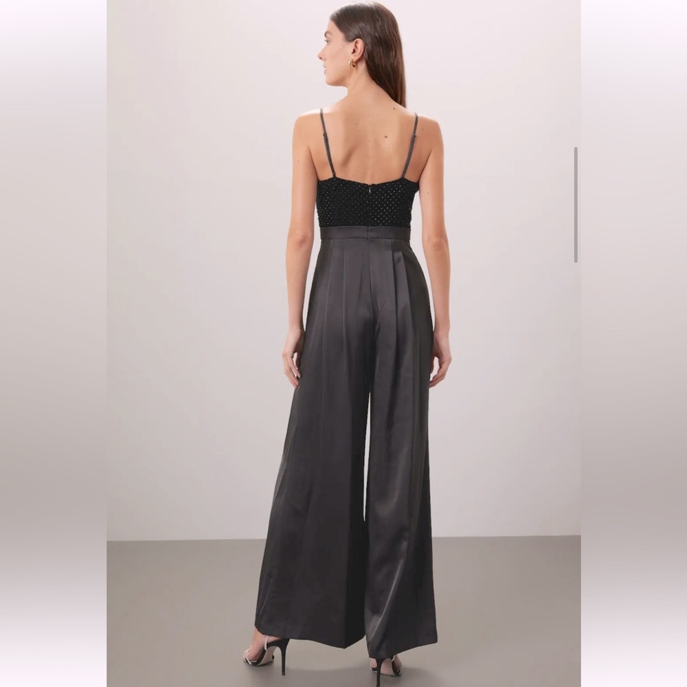 NWT Liv Foster Velvet Jumpsuit - Picture 3 of 9